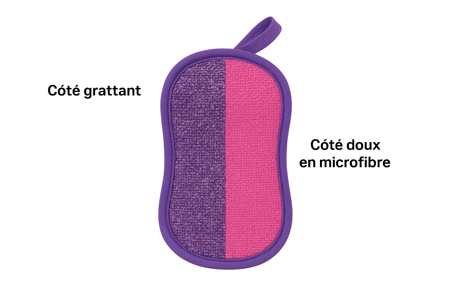 Éponges lavables réutilisables