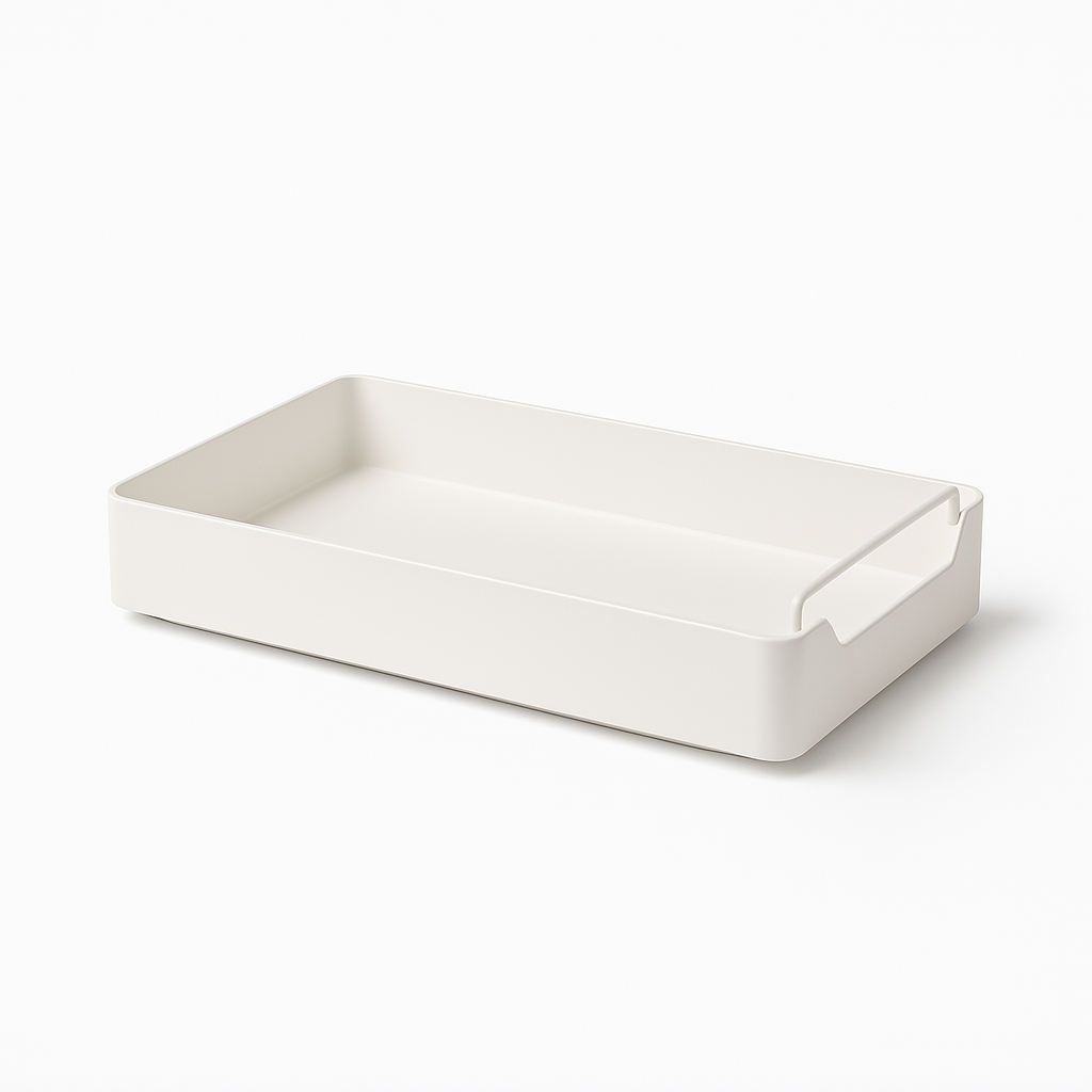 Étagère de cuisine coulissante - Organisation pratique et élégante