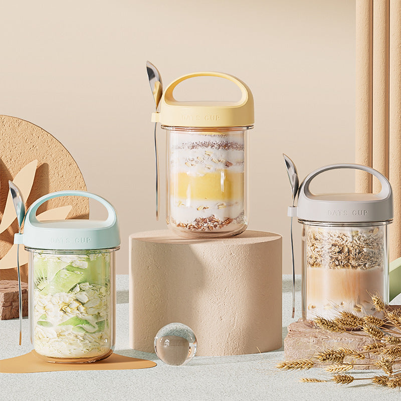 Pot en verre pour petit-déjeuner