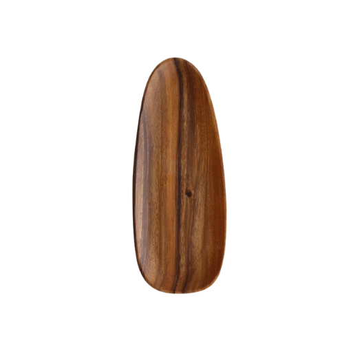 Assiettes en bois massif