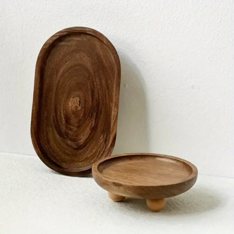 Plateau de présentation en bois