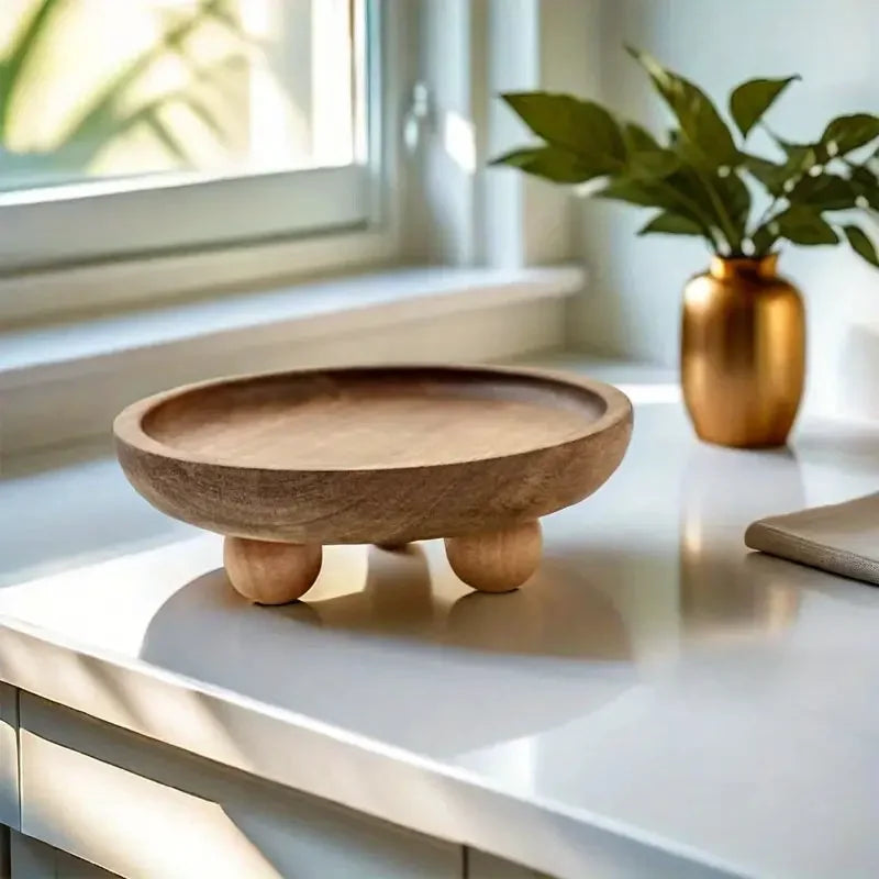 Plateau de présentation en bois