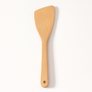 spatule en bois naturel pour cuisine douce et durable, design élégant et respectueux des poêles