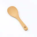 Spatule en bois naturel douce et durable, design élégant pour cuisiner sans abîmer poêles et casseroles