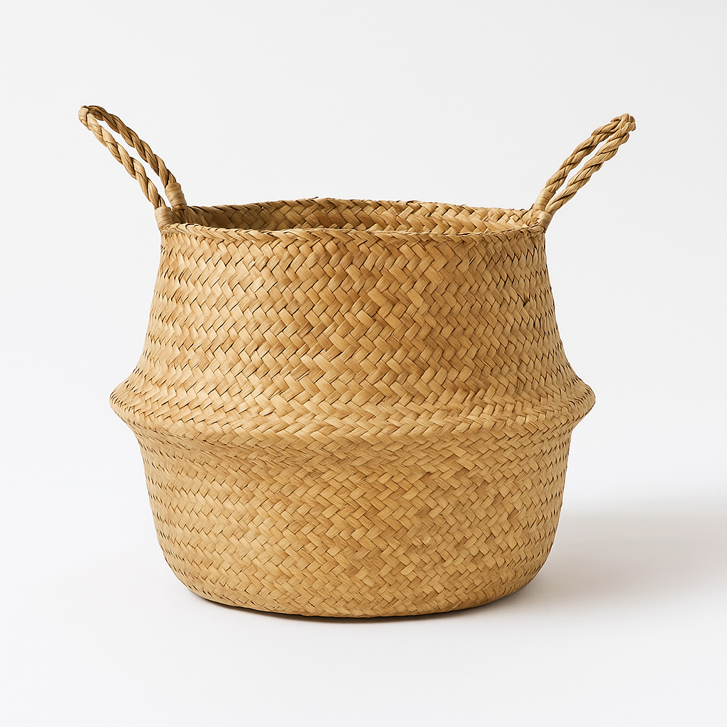 Panier en jonc de mer