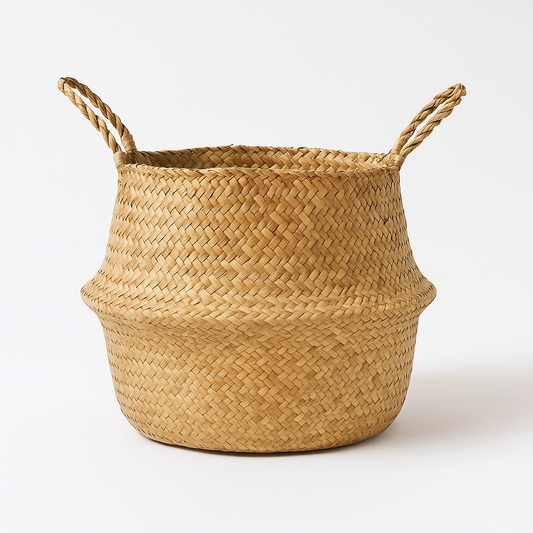 Panier en jonc de mer
