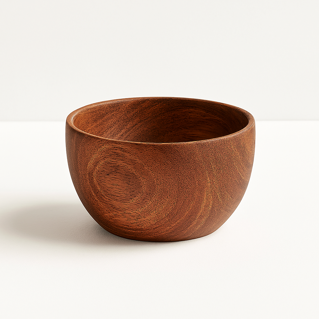 Saladier en bois naturel d'acacia