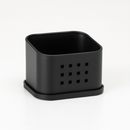 égouttoir à éponge en métal noir pour cuisine, design élégant et ventilation optimale pour séchage rapide et hygiénique