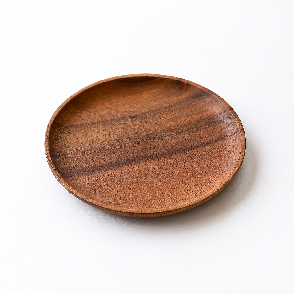 Plateau rond en bois - Élégant et résistant pour vos moments conviviaux