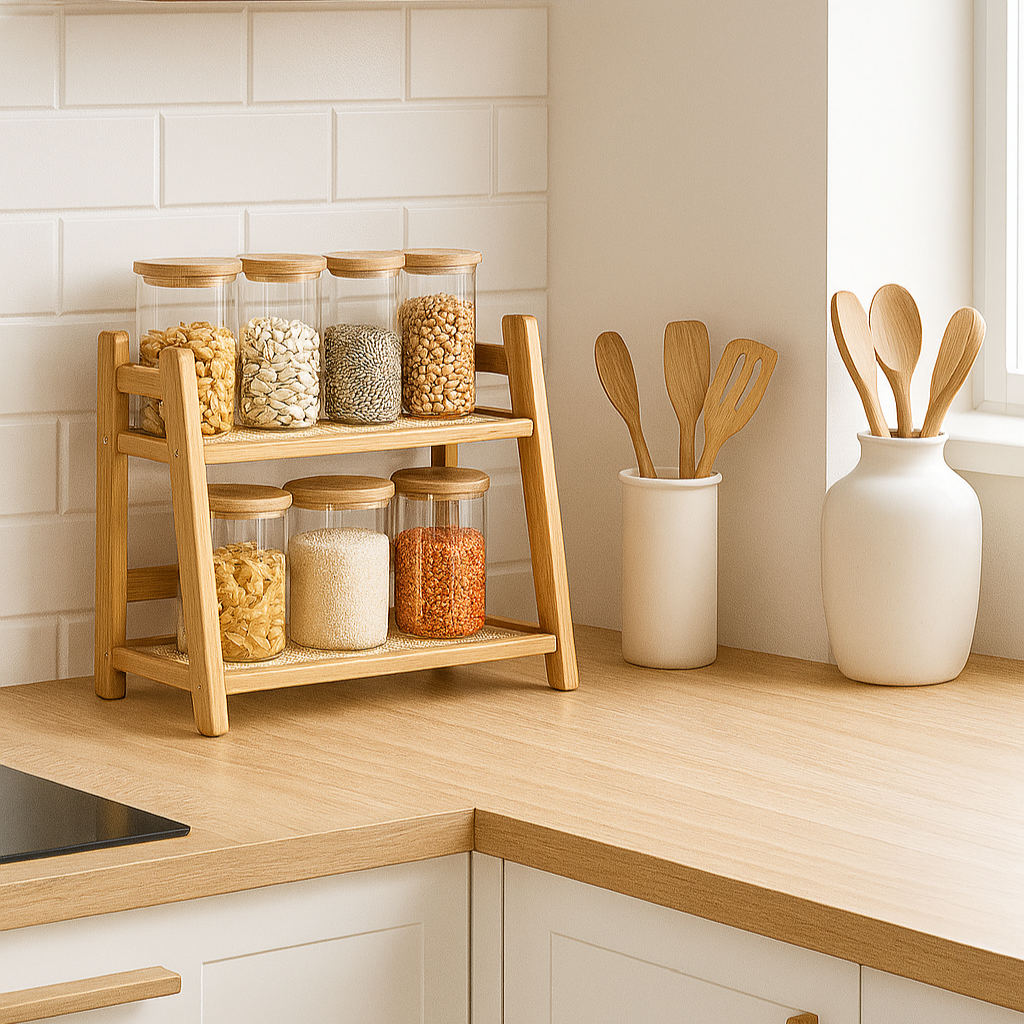 Étagère en bois – Charmante solution de rangement naturelle