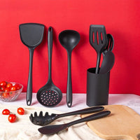 Ensemble d'ustensiles de cuisine en silicone