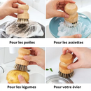 Brosse à vaisselle en bambou