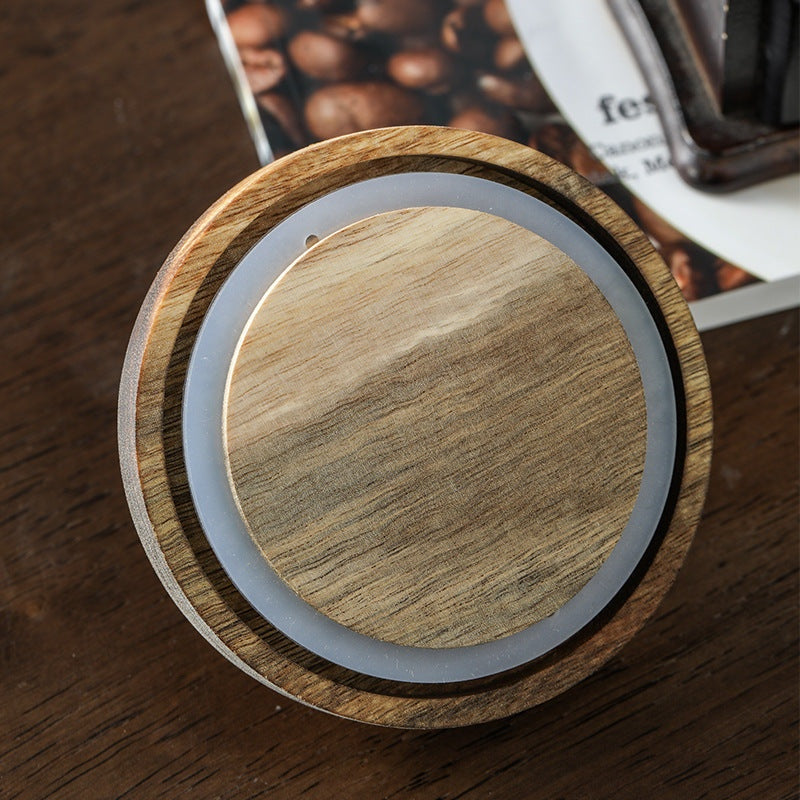 couvercle en bois pour pots en verre pratique et élégant pour cuisine organisée