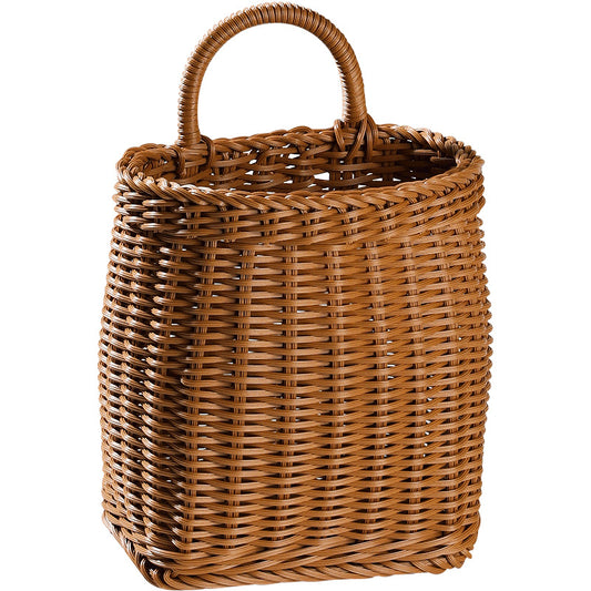 Panier de rangement en rotin suspendu