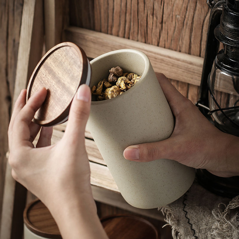 Pots de rangement en céramique