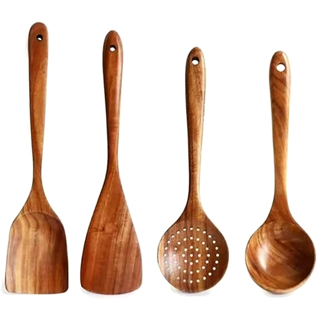 Set d'ustensiles en bois