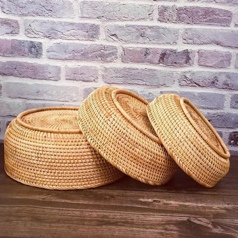 Panier à fruit en rotin