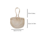 Sac en maille de coton réutilisable