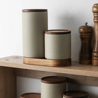 Pots de rangement en céramique