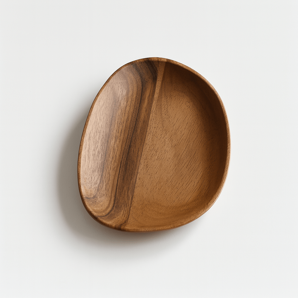 Kaindly - Assiette en bois massif - Élégance naturelle pour votre table