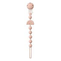 Attache tétine silicone rose - Kaindly