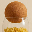 Kaindly - Bocaux en verre avec boule de liège - Lot de 3