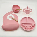 Coffret repas bébé rose pâle - Kaindly