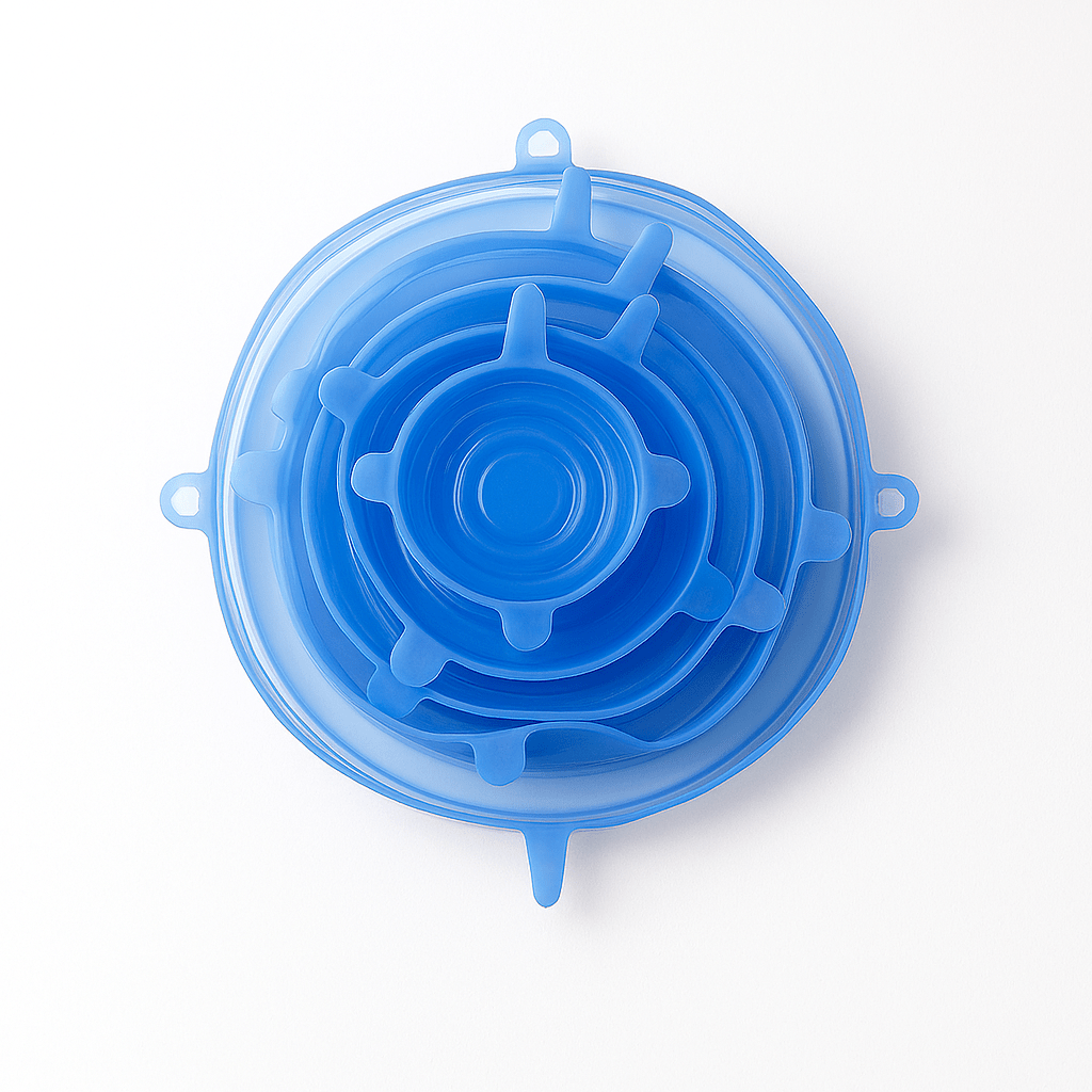 Couvercle silicone extensible - Lot de 6 pièces, pratique et durable