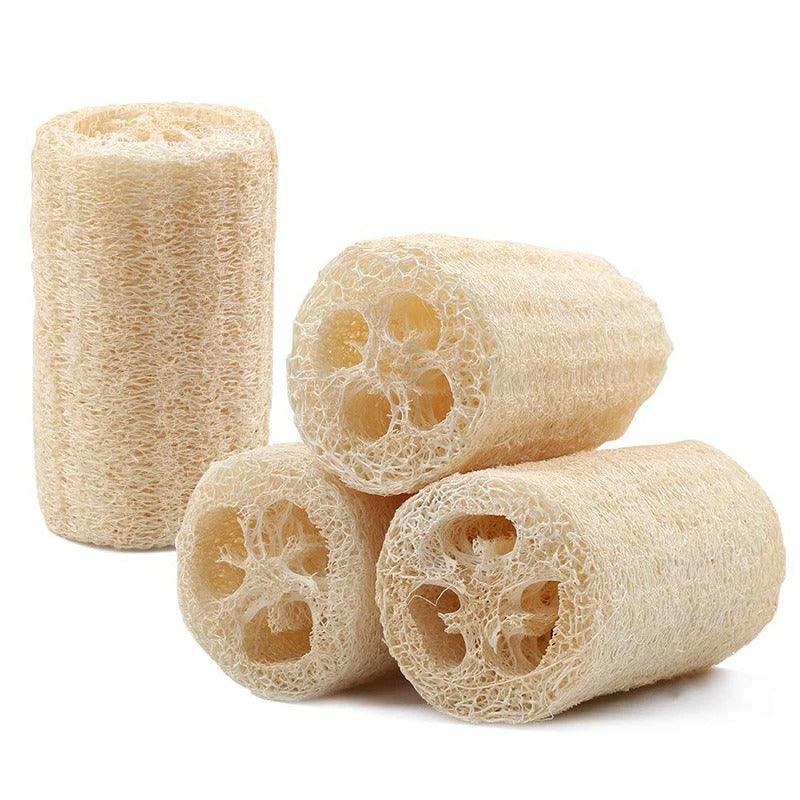 Éponge loofah - Lot de 4 pièces