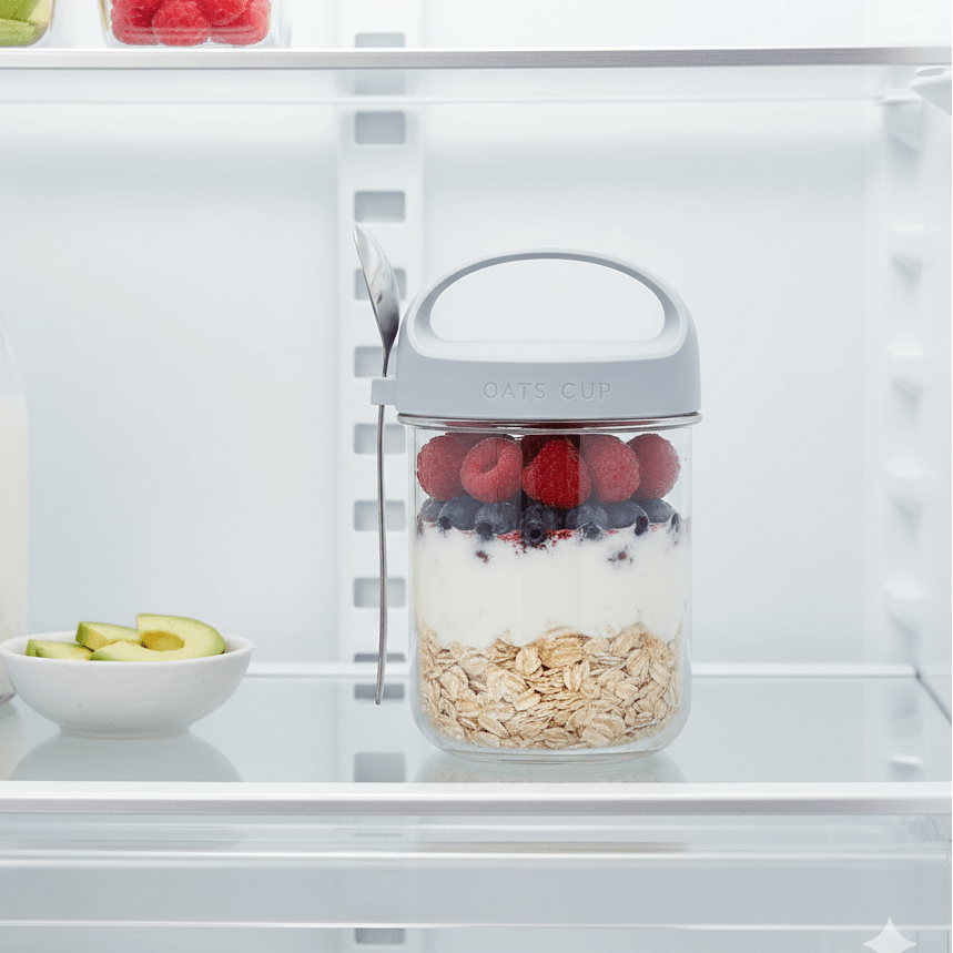 Kaindly - Pot en verre pour petit - déjeuner