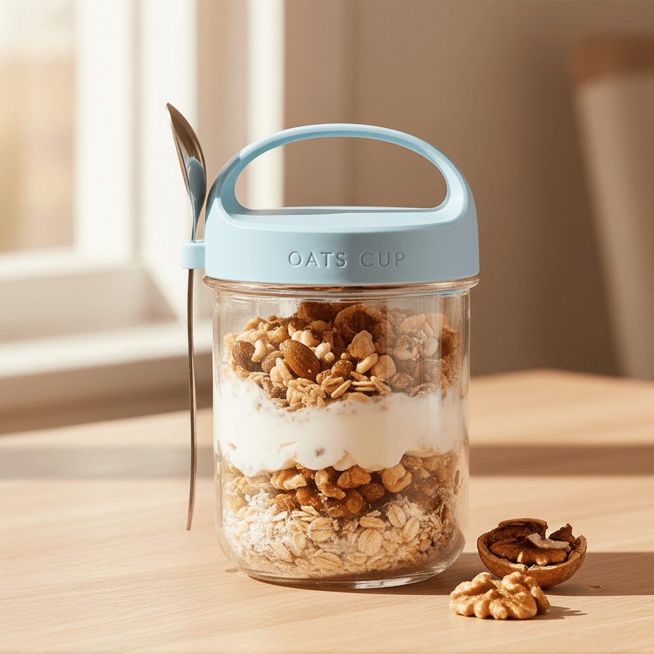 Kaindly - Pot en verre pour petit - déjeuner